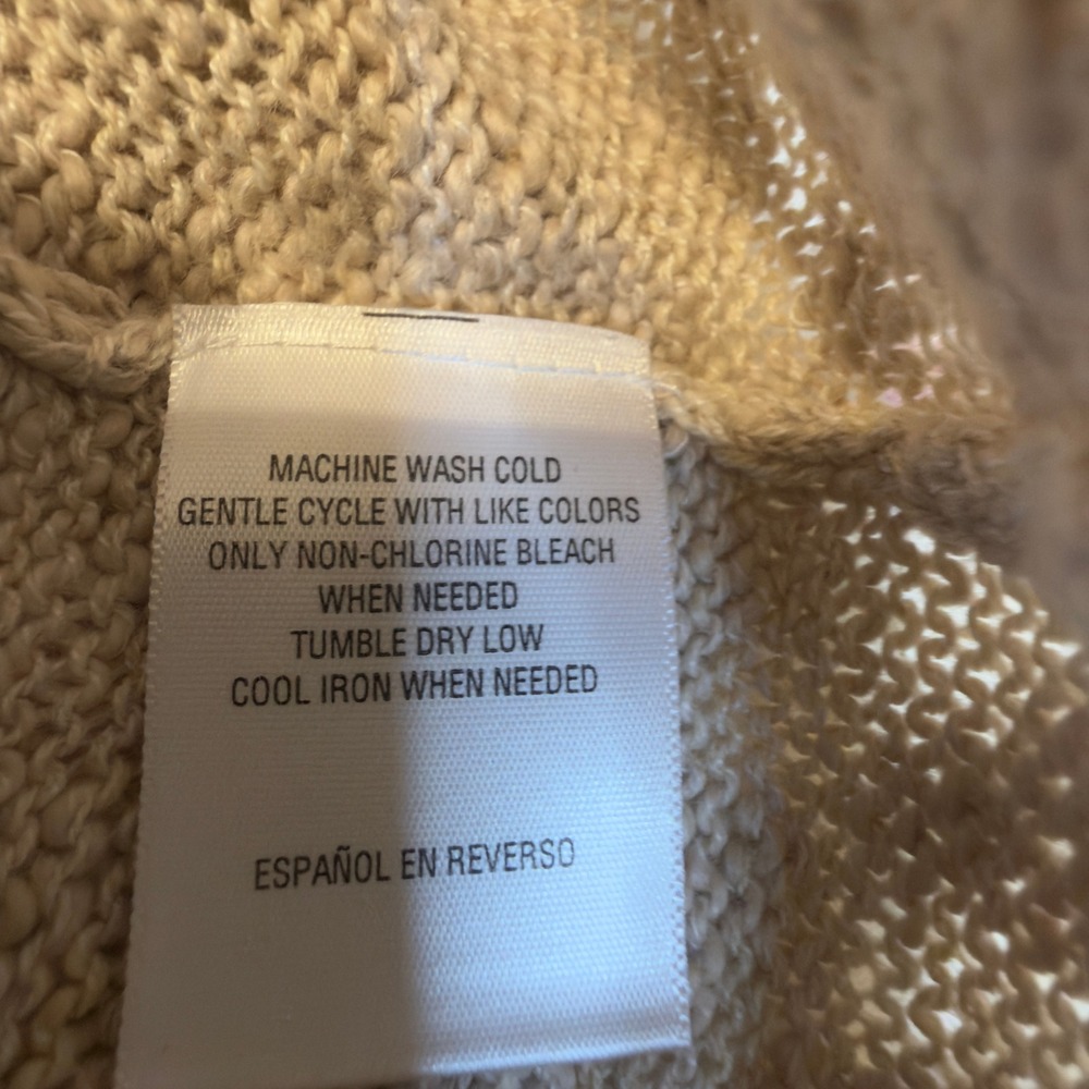 Style & Co NWT Cotton Blend Open Knit XS Lightweight Sweater Dress Cozy Feminine - Picture 10 of 14